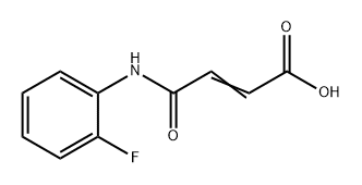 2-Butenoic acid, 4-[(2-fluorophenyl)amino]-4-oxo- Structure