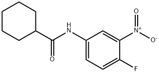 4'-Fluoro-3'-nitrocyclohexanecarboxanilide Structure