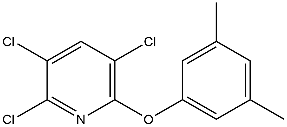 2,3,5-Trichloro-6-(3,5-dimethylphenoxy)pyridine Structure