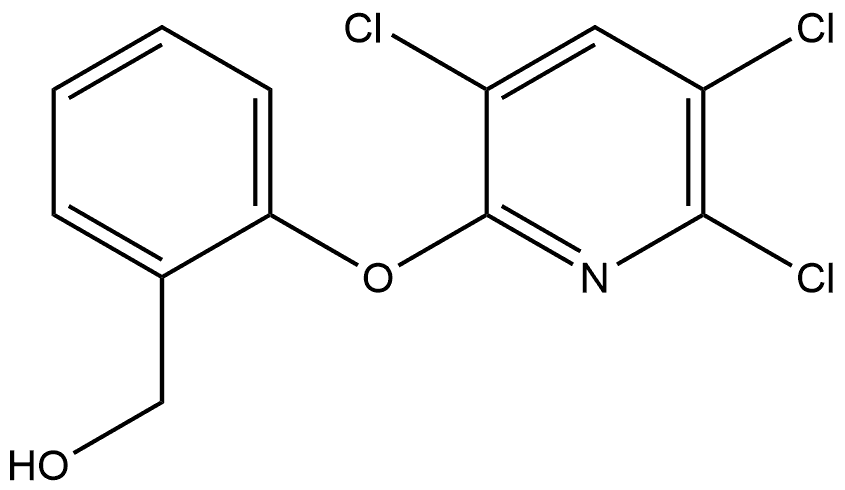 2-[(3,5,6-Trichloro-2-pyridinyl)oxy]benzenemethanol Structure