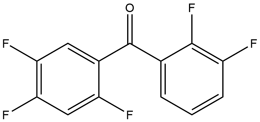 (2,3-Difluorophenyl)(2,4,5-trifluorophenyl)methanone Structure