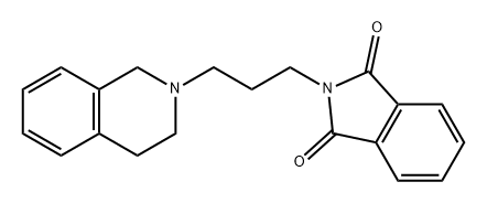 1H-Isoindole-1,3(2H)-dione, 2-[3-(3,4-dihydro-2(1H)-isoquinolinyl)propyl]- Structure