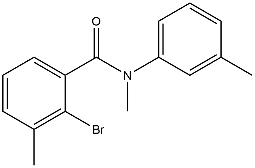 2-Bromo-N,3-dimethyl-N-(3-methylphenyl)benzamide Structure