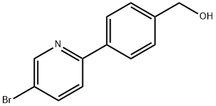 4-(5-Bromopyridin-2-yl)phenyl]methanol Structure