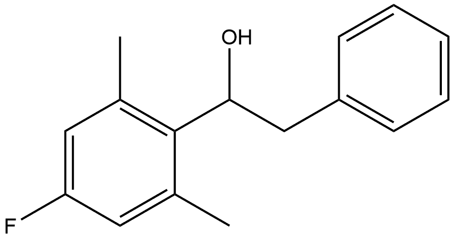 α-(4-Fluoro-2,6-dimethylphenyl)benzeneethanol Structure