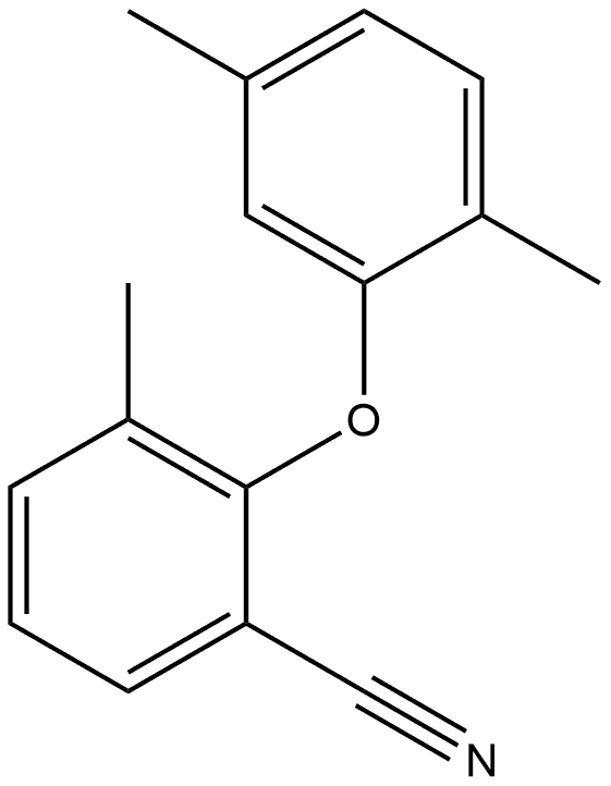 2-(2,5-Dimethylphenoxy)-3-methylbenzonitrile Structure