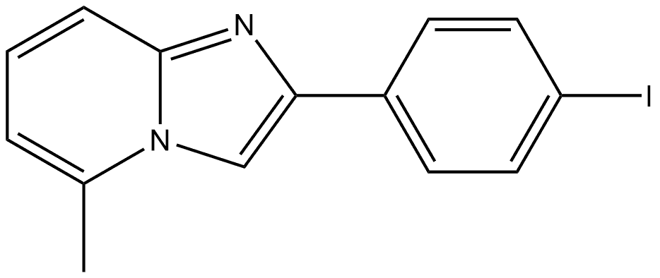 2-(4-Iodophenyl)-5-methylimidazo[1,2-a]pyridine Structure