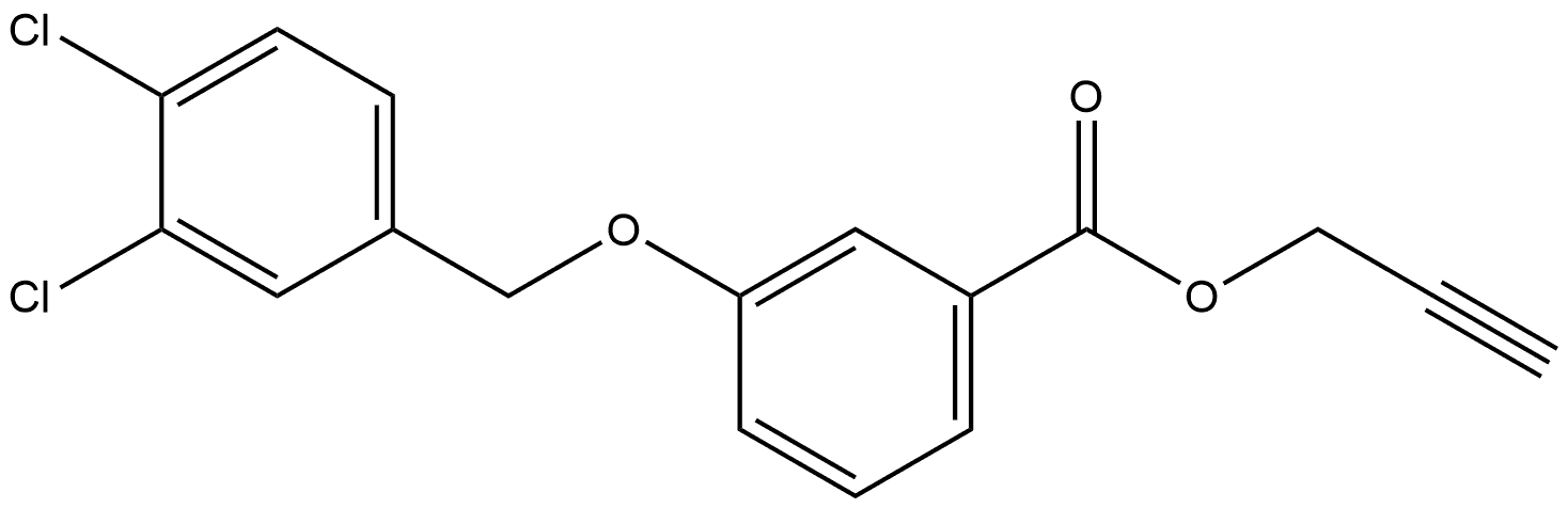 2-Propyn-1-yl 3-[(3,4-dichlorophenyl)methoxy]benzoate Structure