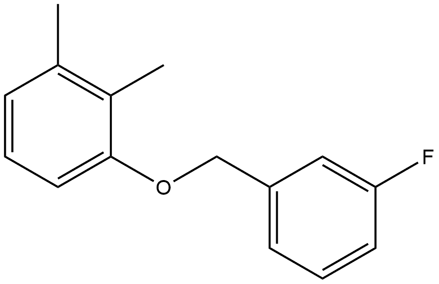 1-[(3-Fluorophenyl)methoxy]-2,3-dimethylbenzene Structure