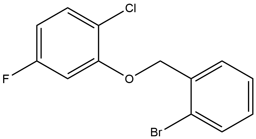 2-[(2-Bromophenyl)methoxy]-1-chloro-4-fluorobenzene Structure