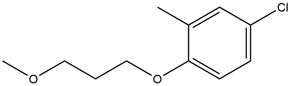 4-Chloro-1-(3-methoxypropoxy)-2-methylbenzene Structure