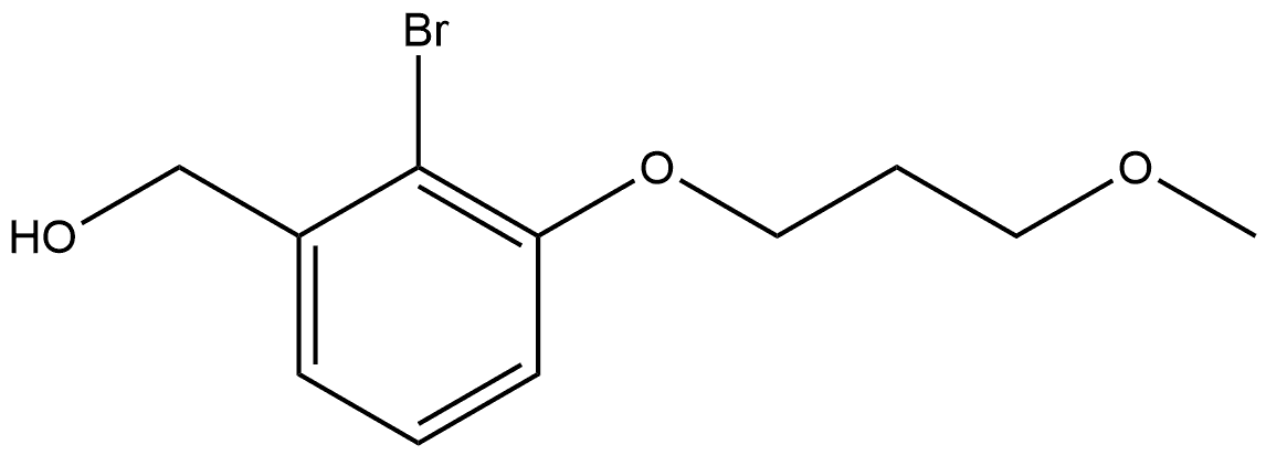 2-Bromo-3-(3-methoxypropoxy)benzenemethanol Structure