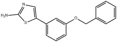 5-(3-(Benzyloxy)phenyl)thiazol-2-amine Structure