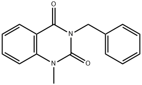 3-Benzyl-1-methylquinazoline-2,4(1H,3H)-dione Structure