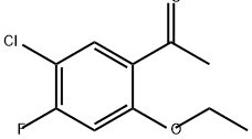 Ethanone, 1-(5-chloro-2-ethoxy-4-fluorophenyl)- 구조식 이미지