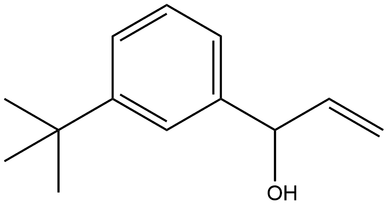 3-(1,1-Dimethylethyl)-α-ethenylbenzenemethanol Structure