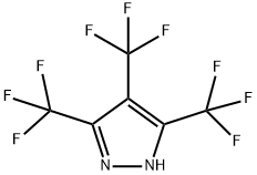 1H-Pyrazole, 3,4,5-tris(trifluoromethyl)- Structure