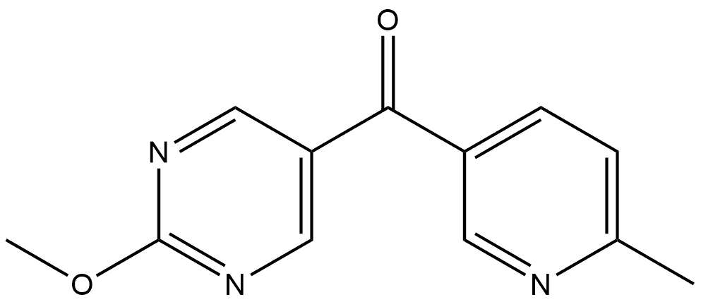 (2-Methoxy-5-pyrimidinyl)(6-methyl-3-pyridinyl)methanone Structure