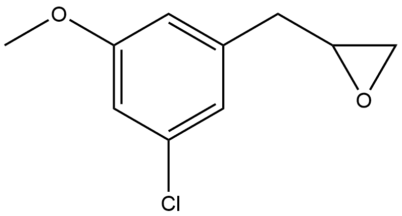 2-[(3-Chloro-5-methoxyphenyl)methyl]oxirane Structure