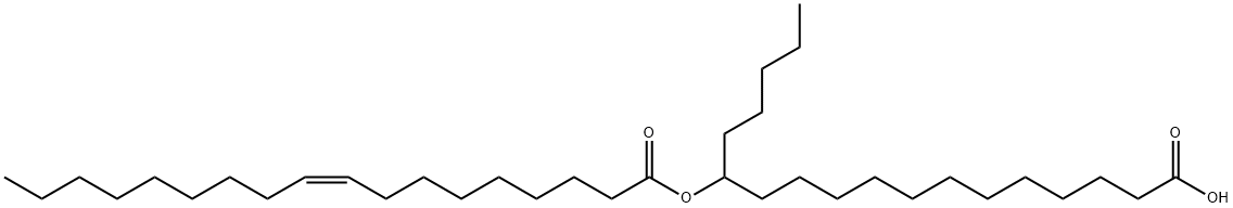 9-Octadecenoic acid (9Z)-, 12-carboxy-1-pentyldodecyl ester Structure