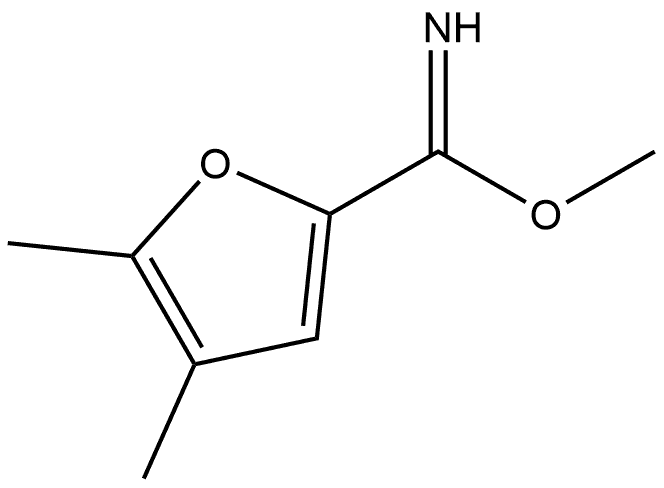 Methyl 4,5-dimethyl-2-furancarboximidate Structure