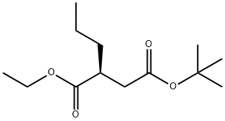 Butanedioic acid, 2-propyl-, 4-(1,1-dimethylethyl) 1-ethyl ester, (2S)- Structure