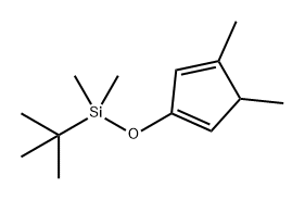 1,3-Cyclopentadiene, 3-[[(1,1-dimethylethyl)dimethylsilyl]oxy]-1,5-dimethyl- Structure