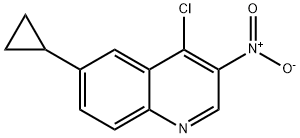 4-chloro-6-cyclopropyl-3-nitroquinoline Structure