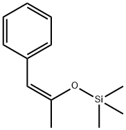Benzene, [(1Z)-2-[(trimethylsilyl)oxy]-1-propen-1-yl]- 구조식 이미지