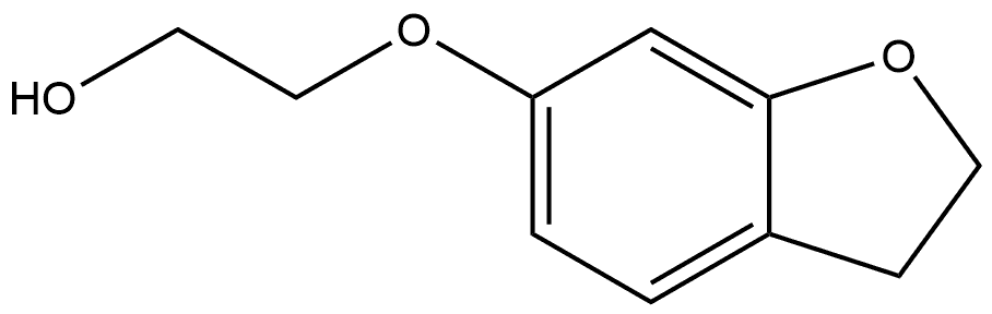 2-[(2,3-Dihydro-6-benzofuranyl)oxy]ethanol Structure