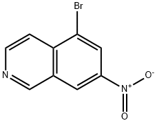 5-Bromo-7-nitroisoquinoline 구조식 이미지