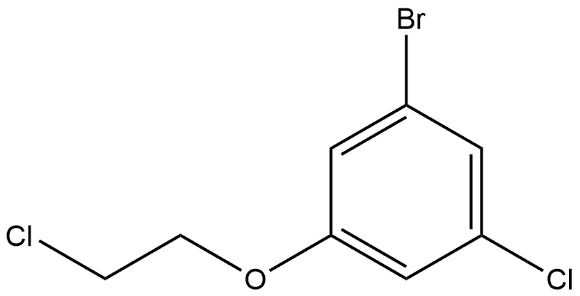 1-Bromo-3-chloro-5-(2-chloroethoxy)benzene Structure