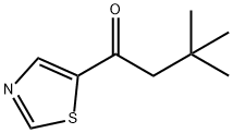 3,3-dimethyl-1-(1,3-thiazol-5-yl)butan-1-one Structure