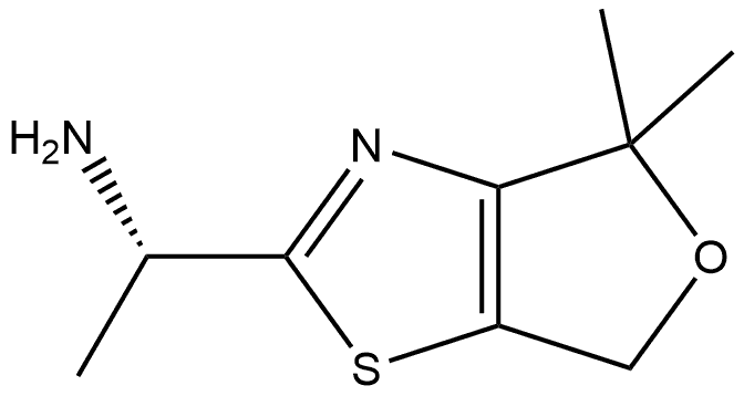 (αS)-4,6-Dihydro-α,4,4-trimethylfuro[3,4-d]thiazole-2-methanamine Structure