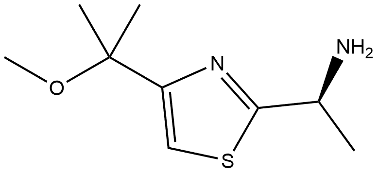 (αS)-4-(1-Methoxy-1-methylethyl)-α-methyl-2-thiazolemethanamine Structure