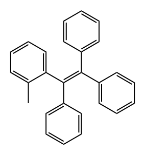 Benzene, 1-methyl-2-(1,2,2-triphenylethenyl)- Structure