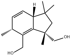 1H-Indene-1,7-dimethanol, 2,3,3a,6-tetrahydro-1,3,3,6-tetramethyl-, (1S,3aR,6R)- Structure