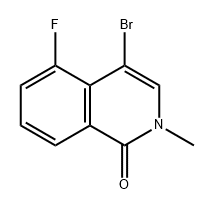 1(2H)-Isoquinolinone, 4-bromo-5-fluoro-2-methyl- Structure