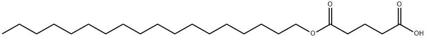 Pentanedioic acid, 1-octadecyl ester Structure