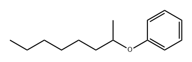 Benzene, [(1-methylheptyl)oxy]- Structure