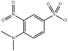 4-(Dimethylamino)-3-nitro-benzenesulfonyl chloride 구조식 이미지