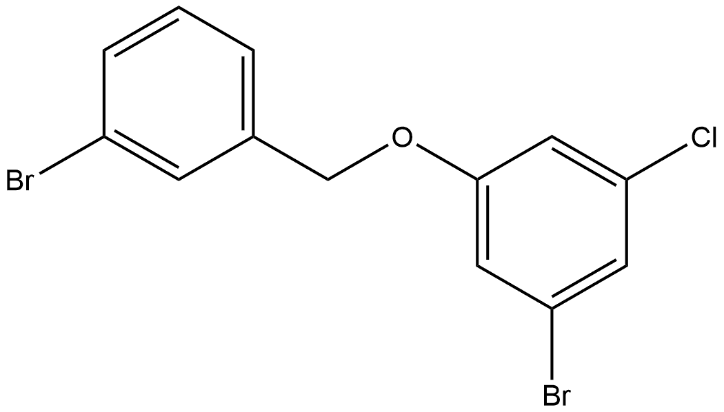 1-Bromo-3-[(3-bromophenyl)methoxy]-5-chlorobenzene Structure