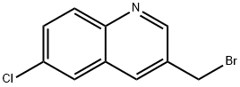 Quinoline, 3-(bromomethyl)-6-chloro- Structure