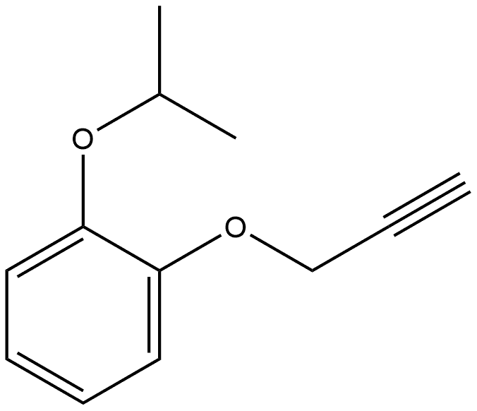 1-(1-Methylethoxy)-2-(2-propyn-1-yloxy)benzene Structure