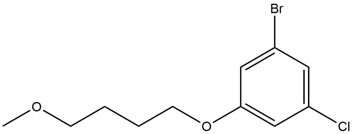 1-Bromo-3-chloro-5-(4-methoxybutoxy)benzene Structure