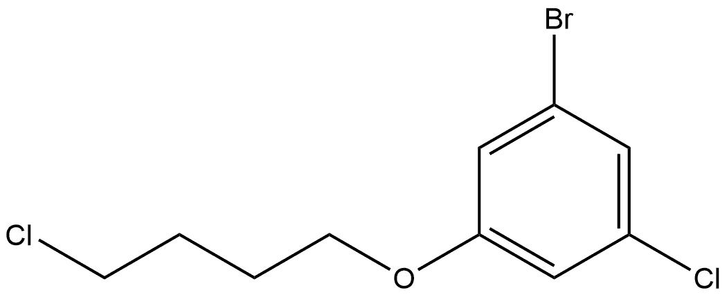 1-Bromo-3-chloro-5-(4-chlorobutoxy)benzene Structure