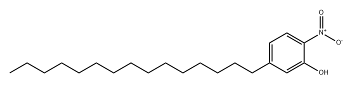 Phenol, 2-nitro-5-pentadecyl- Structure