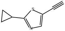 2-cyclopropyl-5-ethynyl-1,3-thiazole Structure