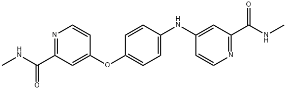 Sorafenib impurity 24/N-Methyl-4-[4-[[2-[(methylamino)carbonyl]-4-pyridinyl]amino]phenoxy]-2-pyridinecarboxamide Structure