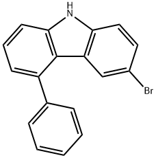 9H-Carbazole, 3-bromo-5-phenyl- Structure